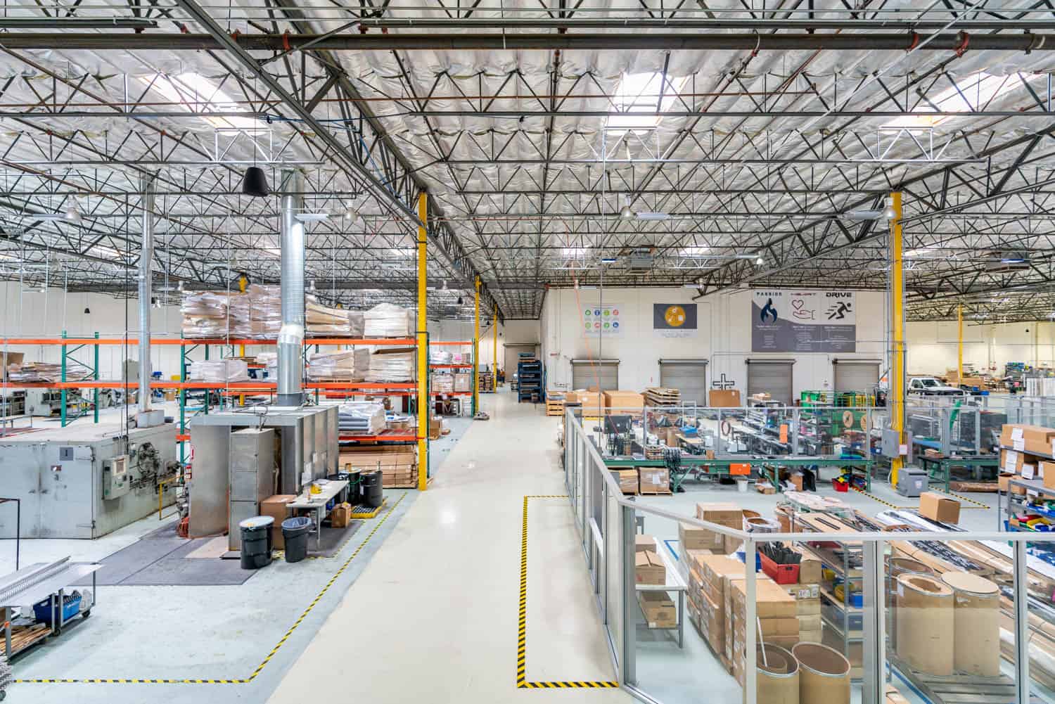 Industrial warehouse exterior